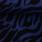Preview: Viskose Webware Klara, Zebramuster, blau/schwarz
